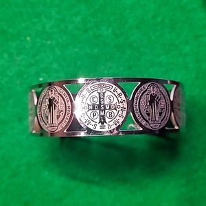 Religious cuff bracelet